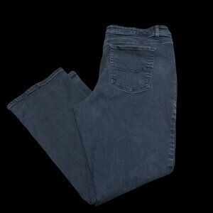 Black Wash Mid Rise Jeans